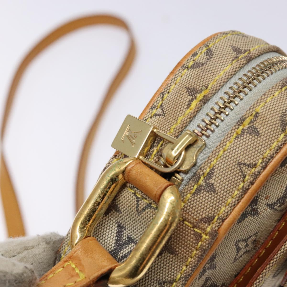 LOUIS VUITTON Monogram Mini Juliet MM Shoulder Bag Blue M92004 LV Auth BA4861