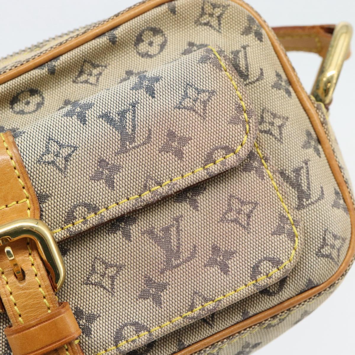 LOUIS VUITTON Monogram Mini Juliet MM Shoulder Bag Blue M92004 LV Auth BA4861
