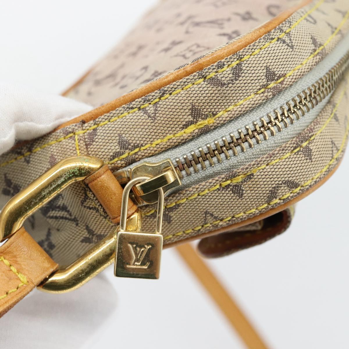 LOUIS VUITTON Monogram Mini Juliet MM Shoulder Bag Blue M92004 LV Auth BA4861