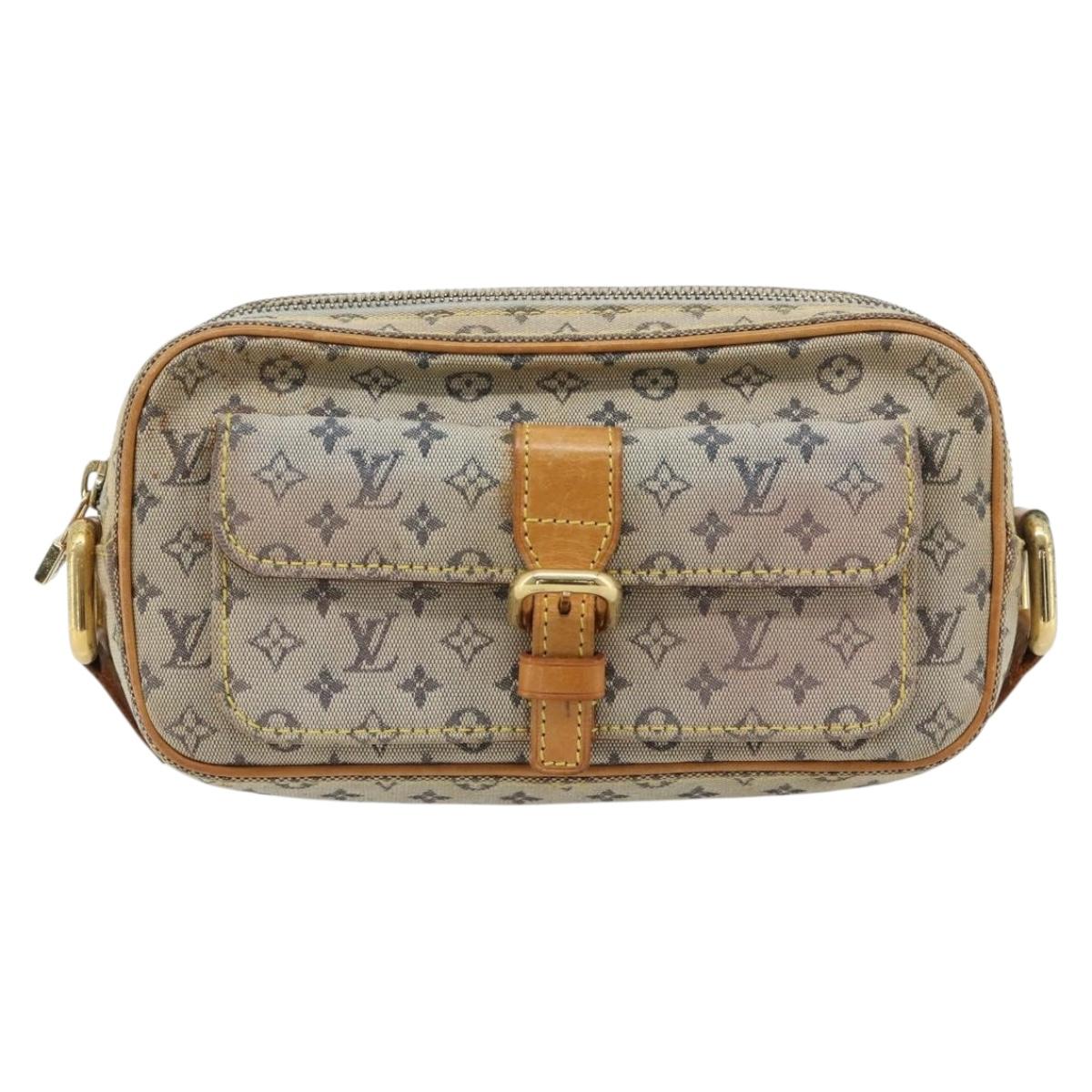 LOUIS VUITTON Monogram Mini Juliet MM Shoulder Bag Blue M92004 LV Auth BA4861