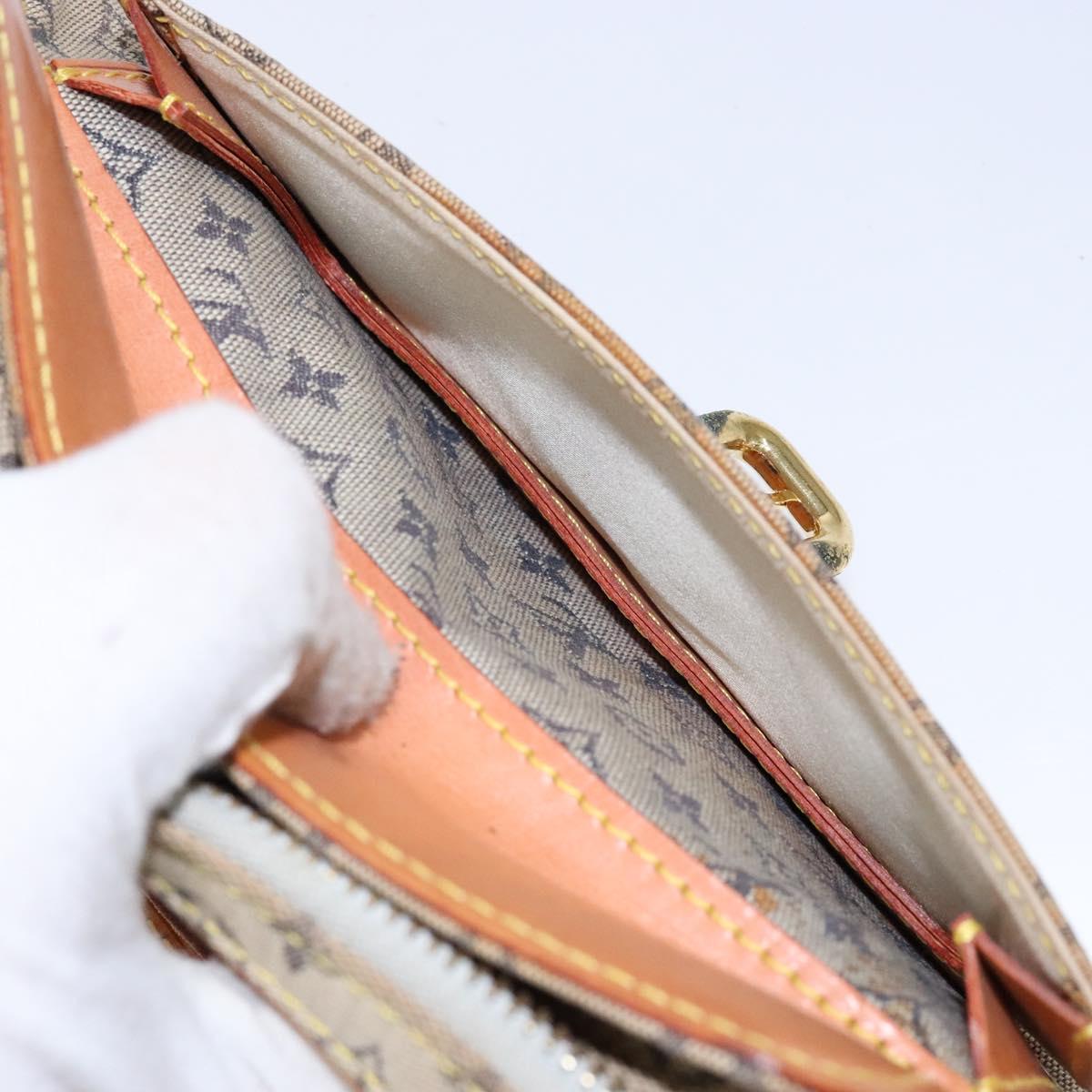 LOUIS VUITTON Monogram Mini Juliet MM Shoulder Bag Blue M92004 LV Auth BA4861