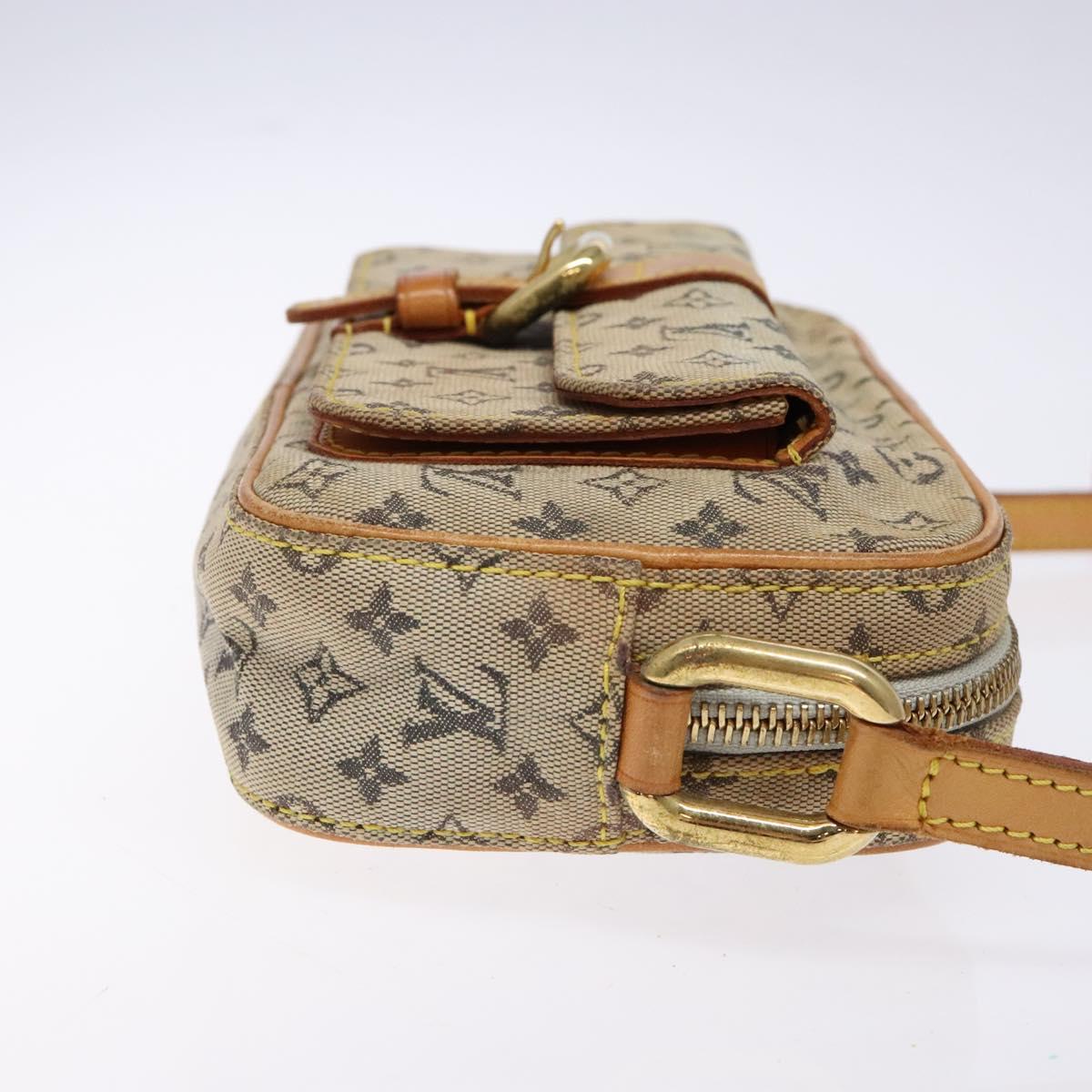 LOUIS VUITTON Monogram Mini Juliet MM Shoulder Bag Blue M92004 LV Auth BA4861