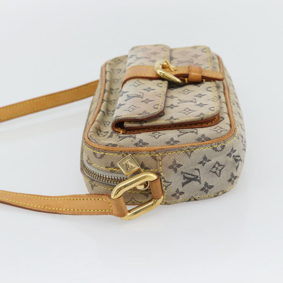 LOUIS VUITTON Monogram Mini Juliet MM Shoulder Bag Blue M92004 LV Auth BA4861