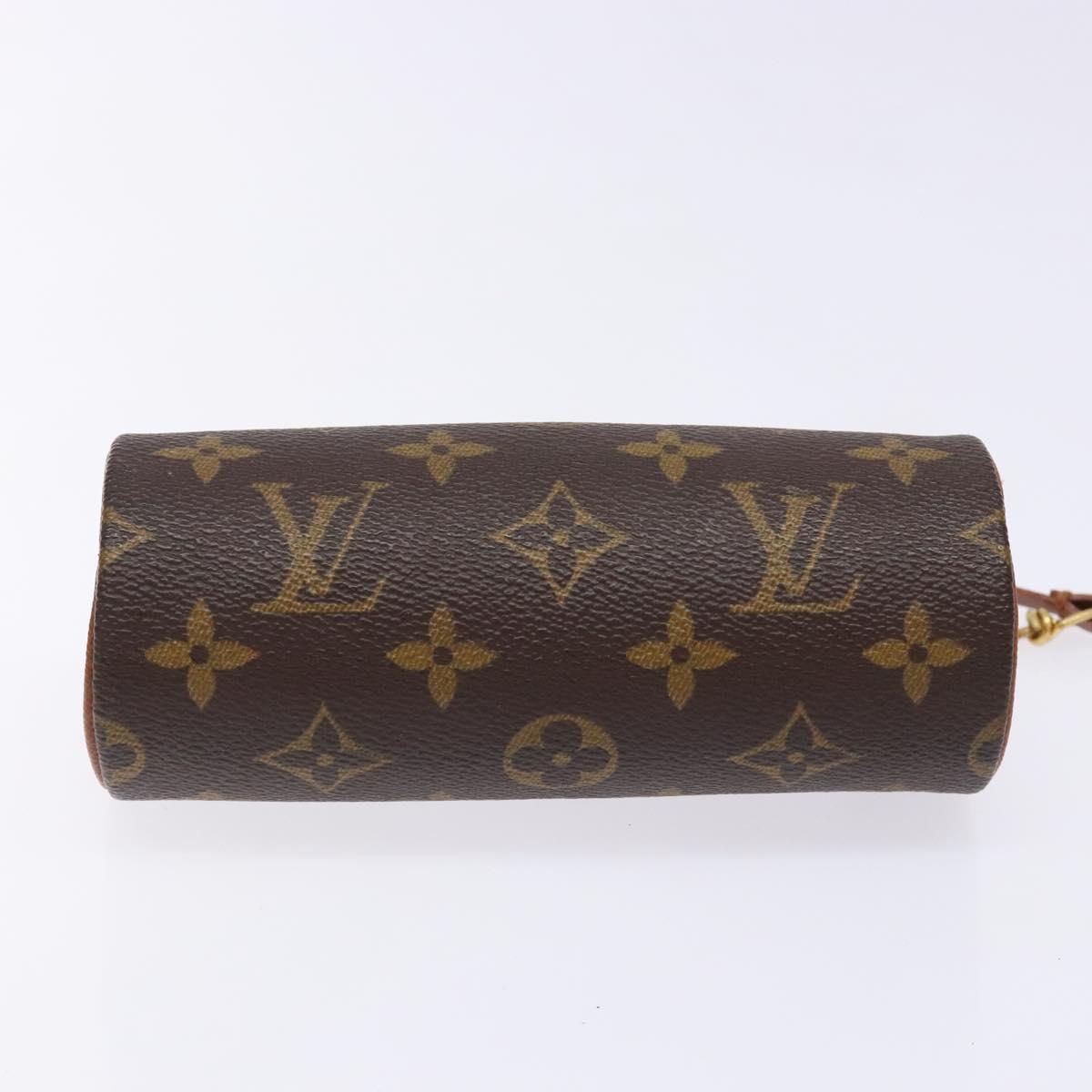 LOUIS VUITTON Monogram Papillon Pouch LV Auth BA4883