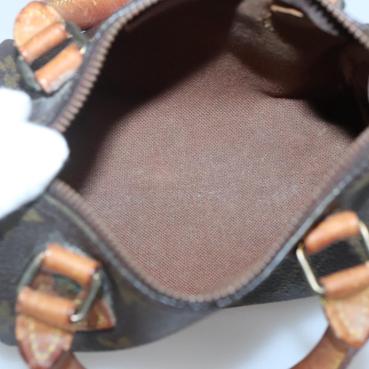 LOUIS VUITTON Monogram Mini Speedy Hand Bag M41534 LV Auth BA4905