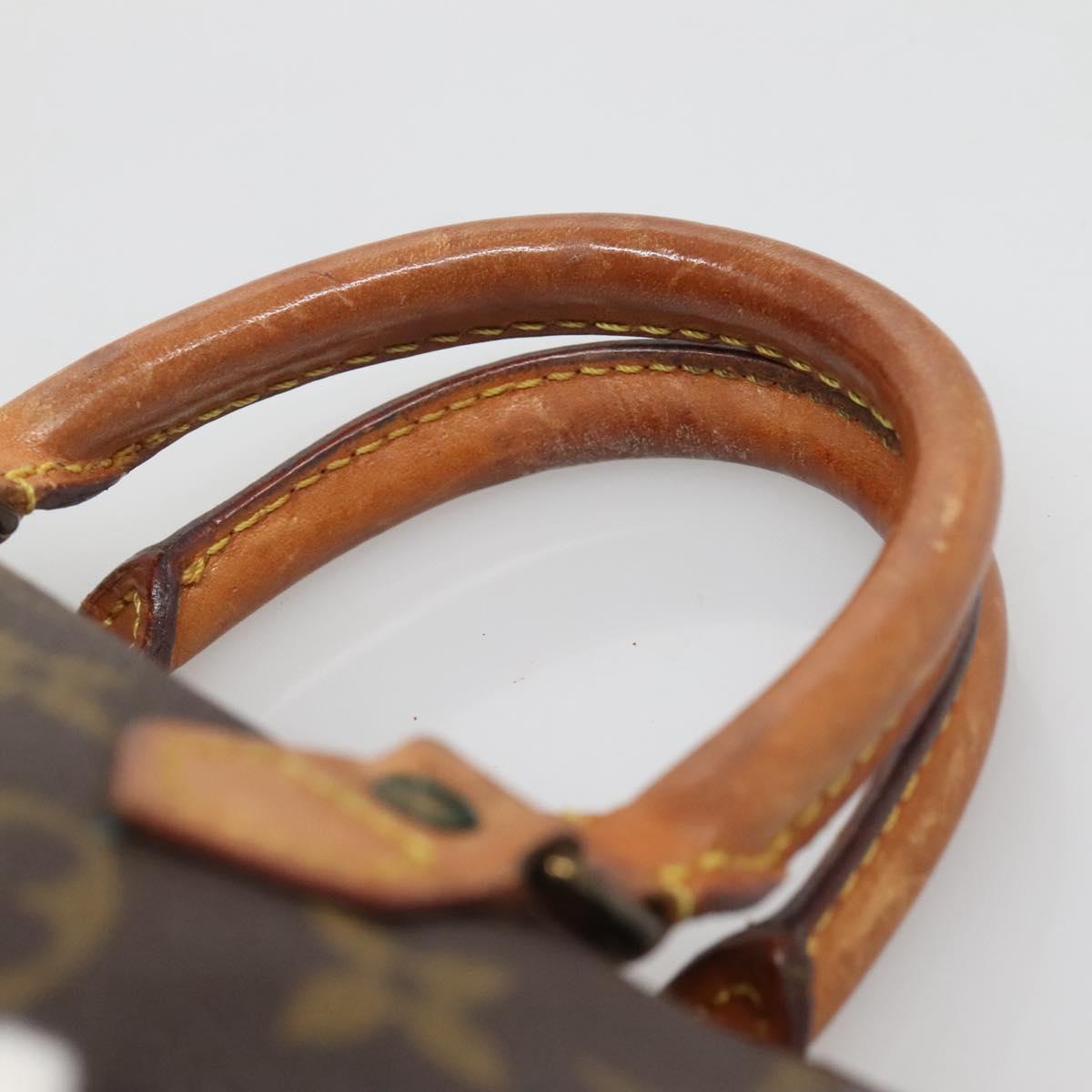 LOUIS VUITTON Monogram Mini Speedy Hand Bag M41534 LV Auth BA4906