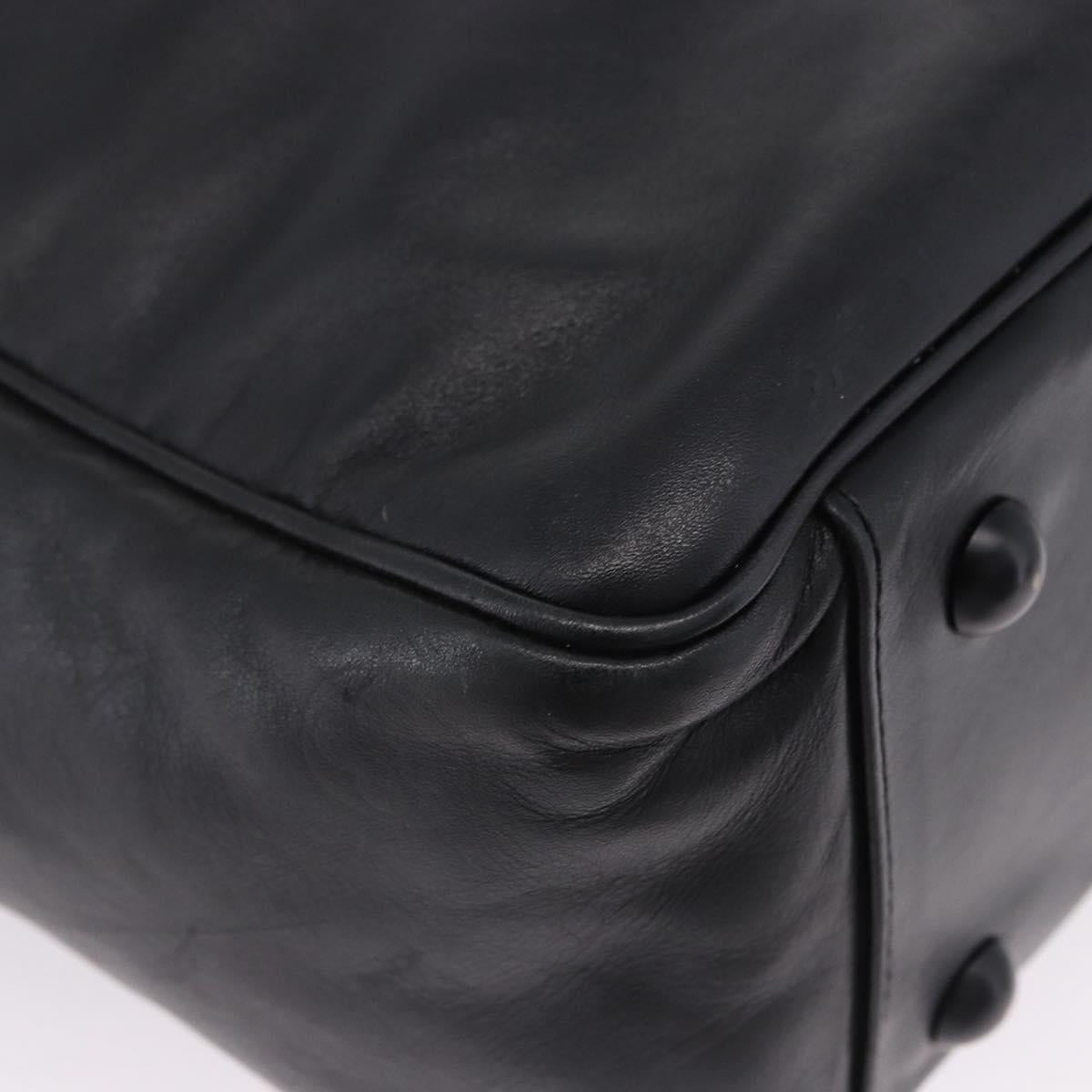 LOUIS VUITTON Monogram Difference Clarkson Bag Leather Black M92402 Auth BA4980