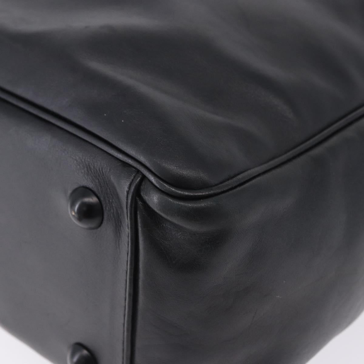 LOUIS VUITTON Monogram Difference Clarkson Bag Leather Black M92402 Auth BA4980