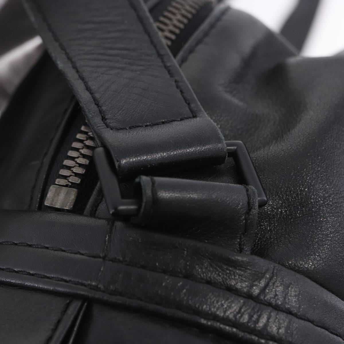 LOUIS VUITTON Monogram Difference Clarkson Bag Leather Black M92402 Auth BA4980