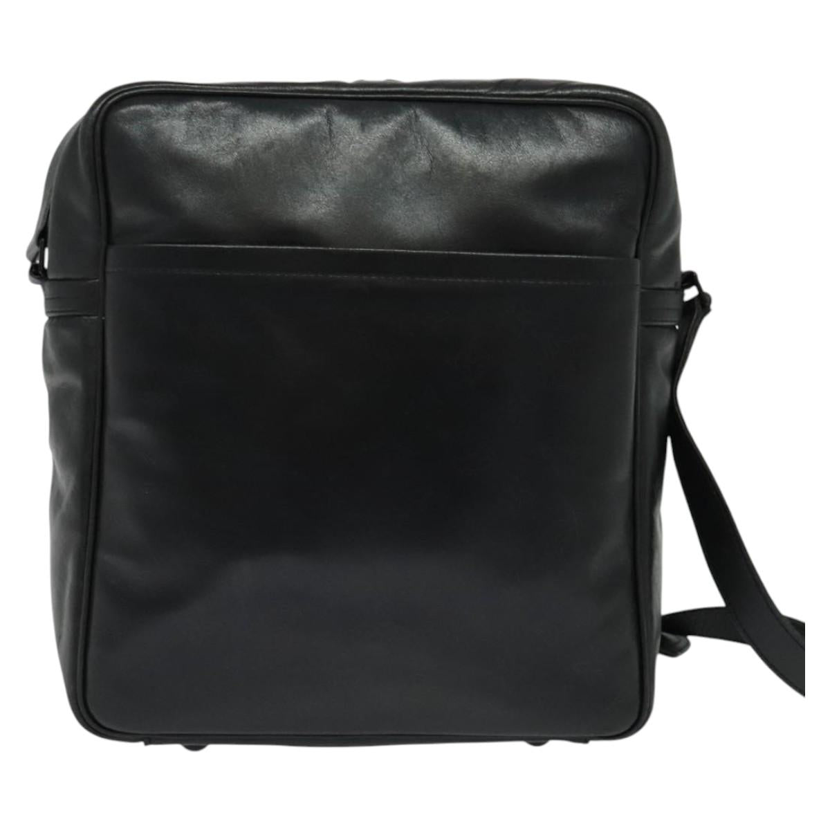 LOUIS VUITTON Monogram Difference Clarkson Bag Leather Black M92402 Auth BA4980