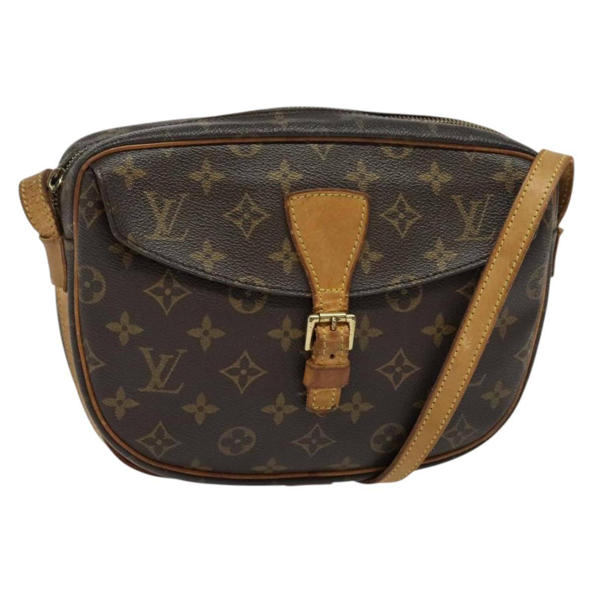 LOUIS VUITTON Monogram Jeune Fille MM Shoulder Bag M51226 LV Auth BA4983