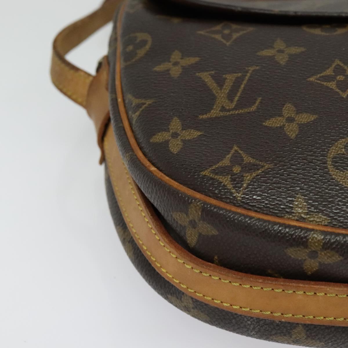 LOUIS VUITTON Monogram Jeune Fille MM Shoulder Bag M51226 LV Auth BA4983