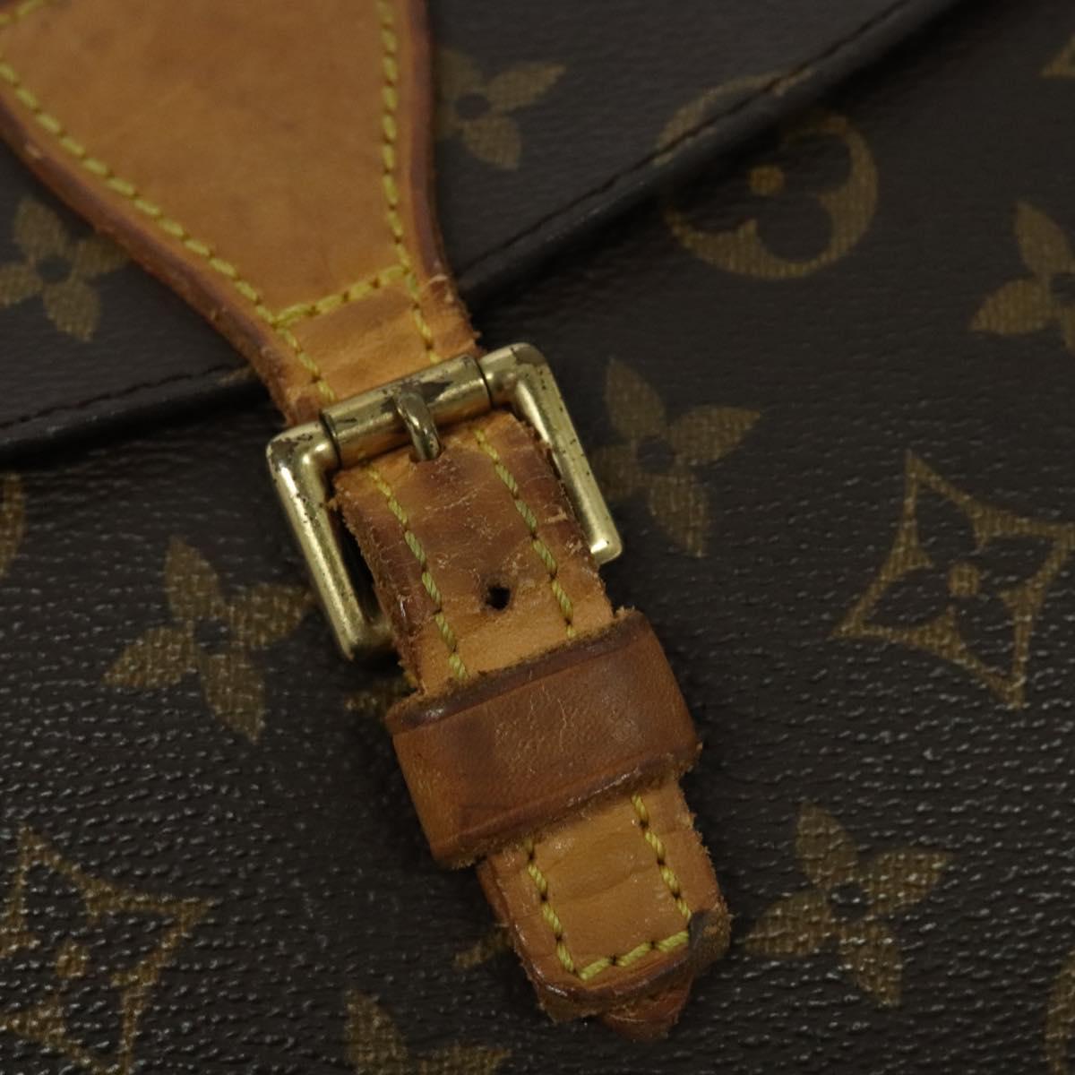 LOUIS VUITTON Monogram Jeune Fille MM Shoulder Bag M51226 LV Auth BA4983