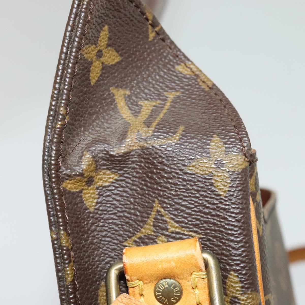 LOUIS VUITTON Monogram Cartouchiere GM Shoulder Bag M51252 LV Auth BA4985