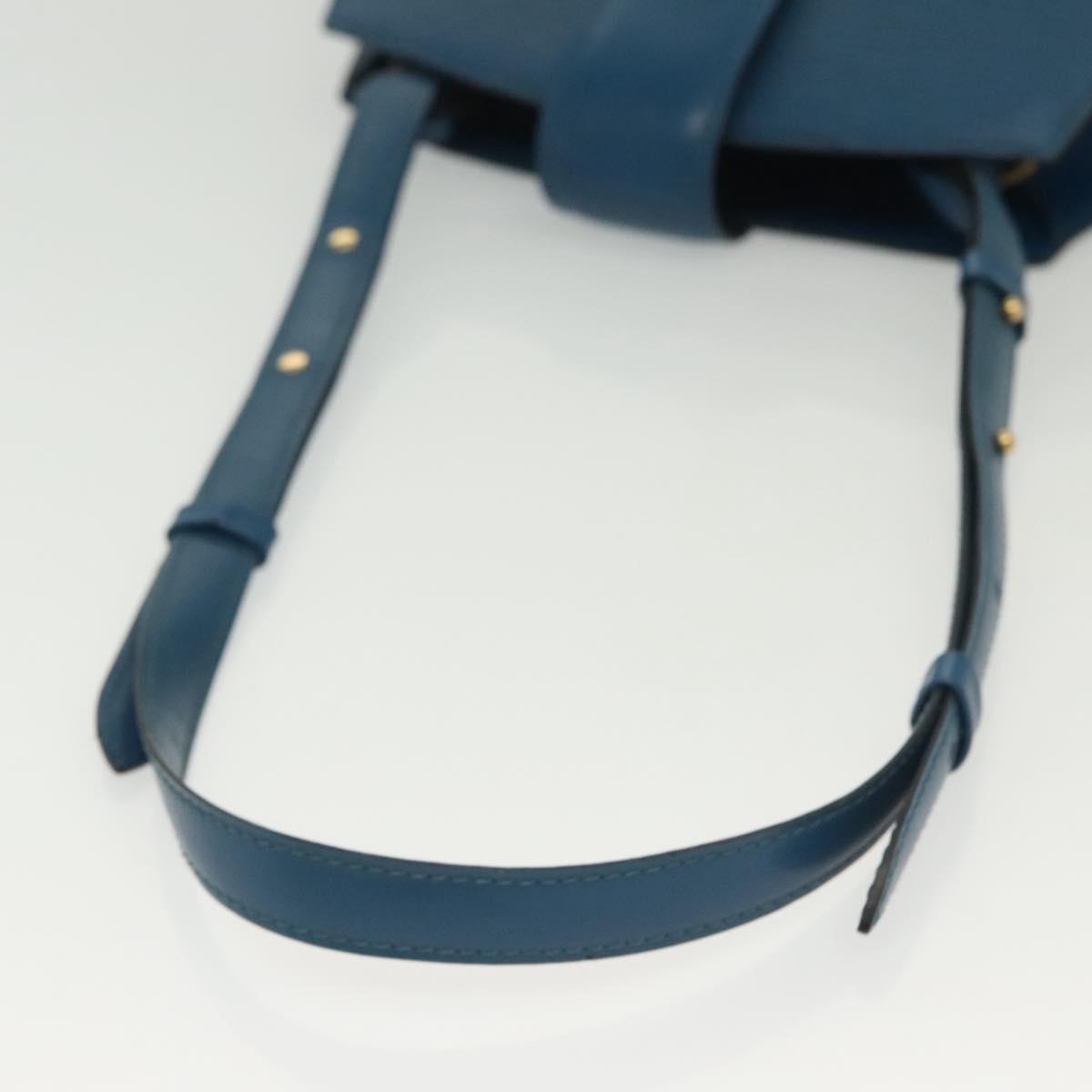 LOUIS VUITTON Epi Cluny Shoulder Bag Blue M52255 LV Auth BA5000