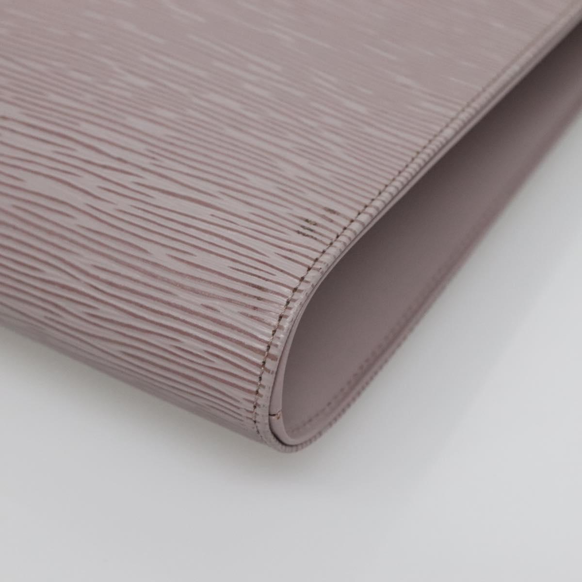 LOUIS VUITTON Epi Saint Tropez Shoulder Bag Gray Lilac M5246B LV Auth BA5001