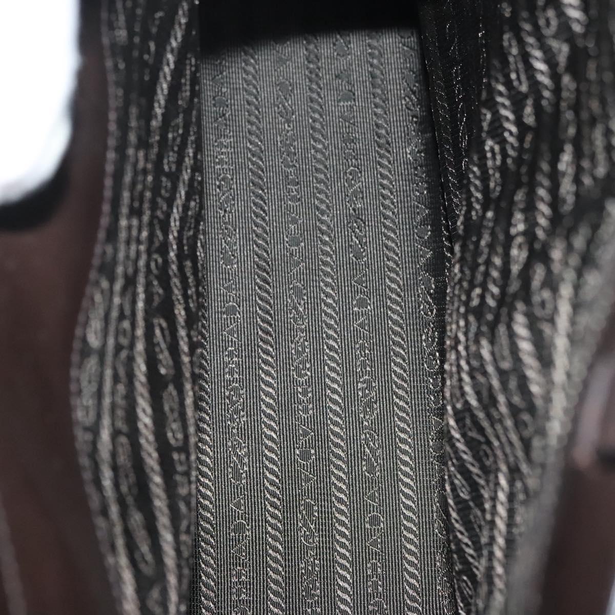 PRADA Tote Bag Leather Brown Auth BA5025