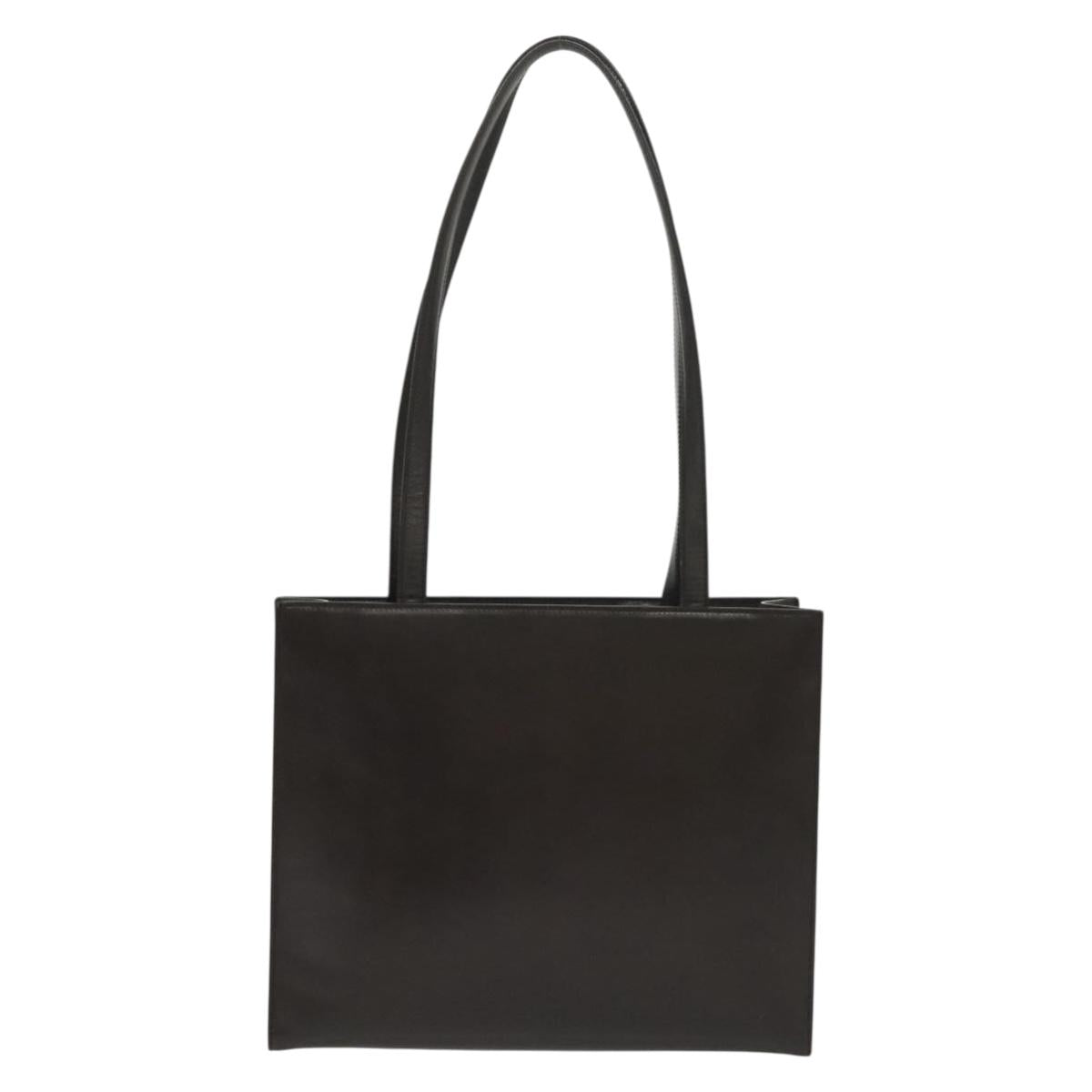 PRADA Tote Bag Leather Brown Auth BA5025