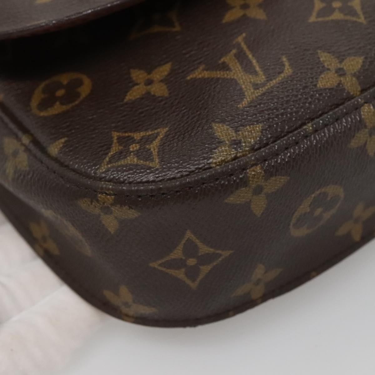 LOUIS VUITTON Monogram Saint Cloud MM Shoulder Bag M51243 LV Auth BA5062