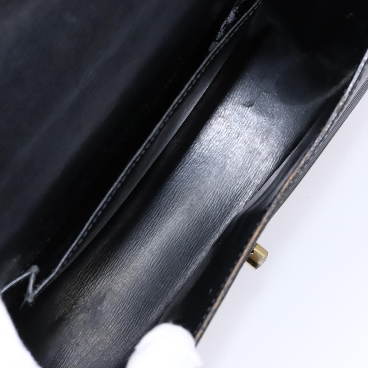 LOUIS VUITTON Epi Tilsitt Shoulder Bag Black M52482 LV Auth BA5078
