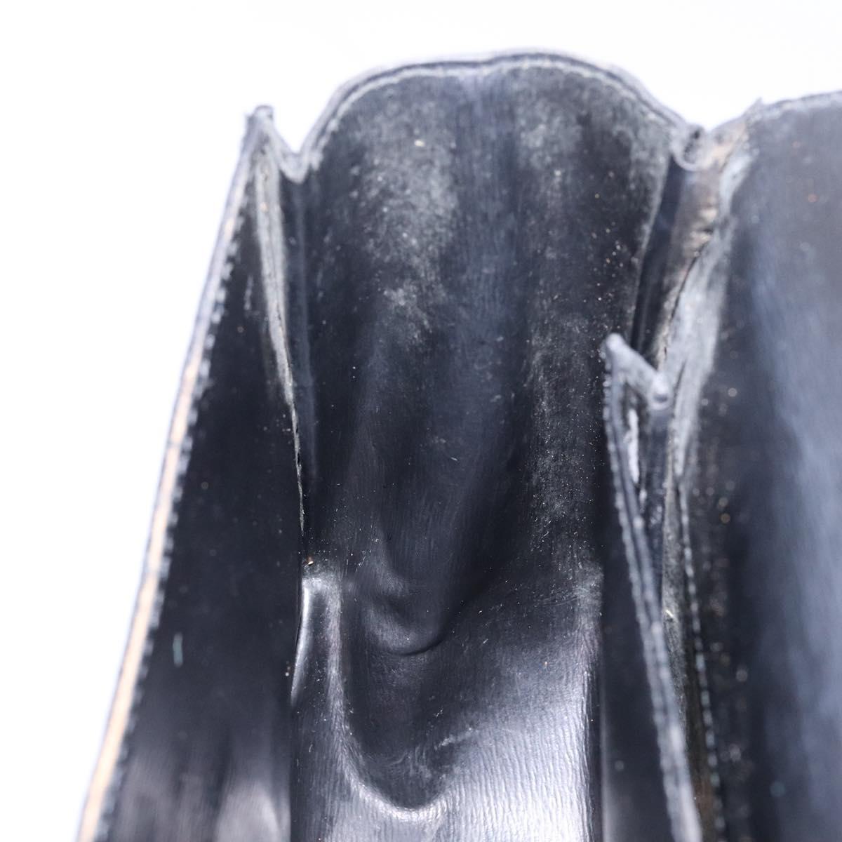 LOUIS VUITTON Epi Tilsitt Shoulder Bag Black M52482 LV Auth BA5078