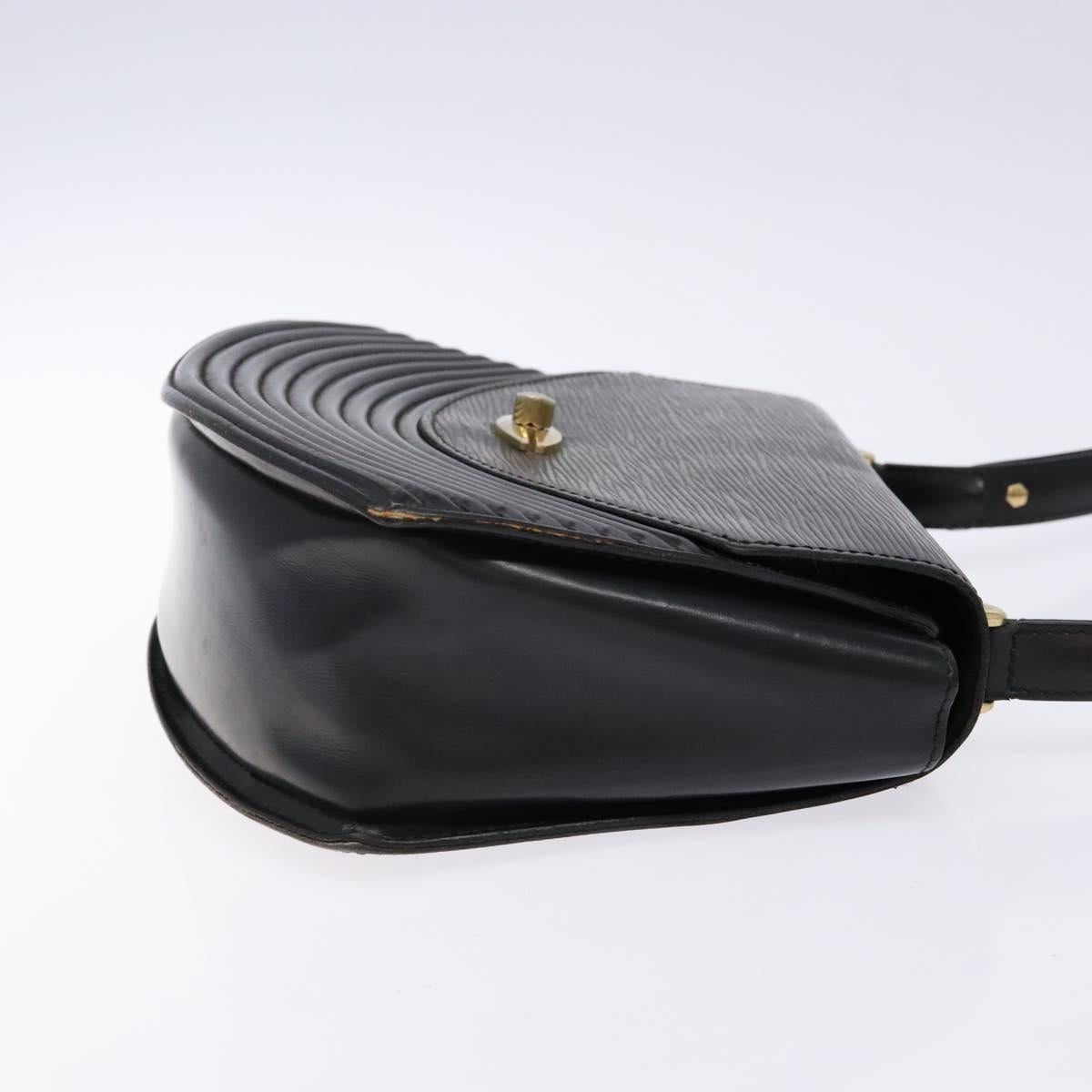 LOUIS VUITTON Epi Tilsitt Shoulder Bag Black M52482 LV Auth BA5078
