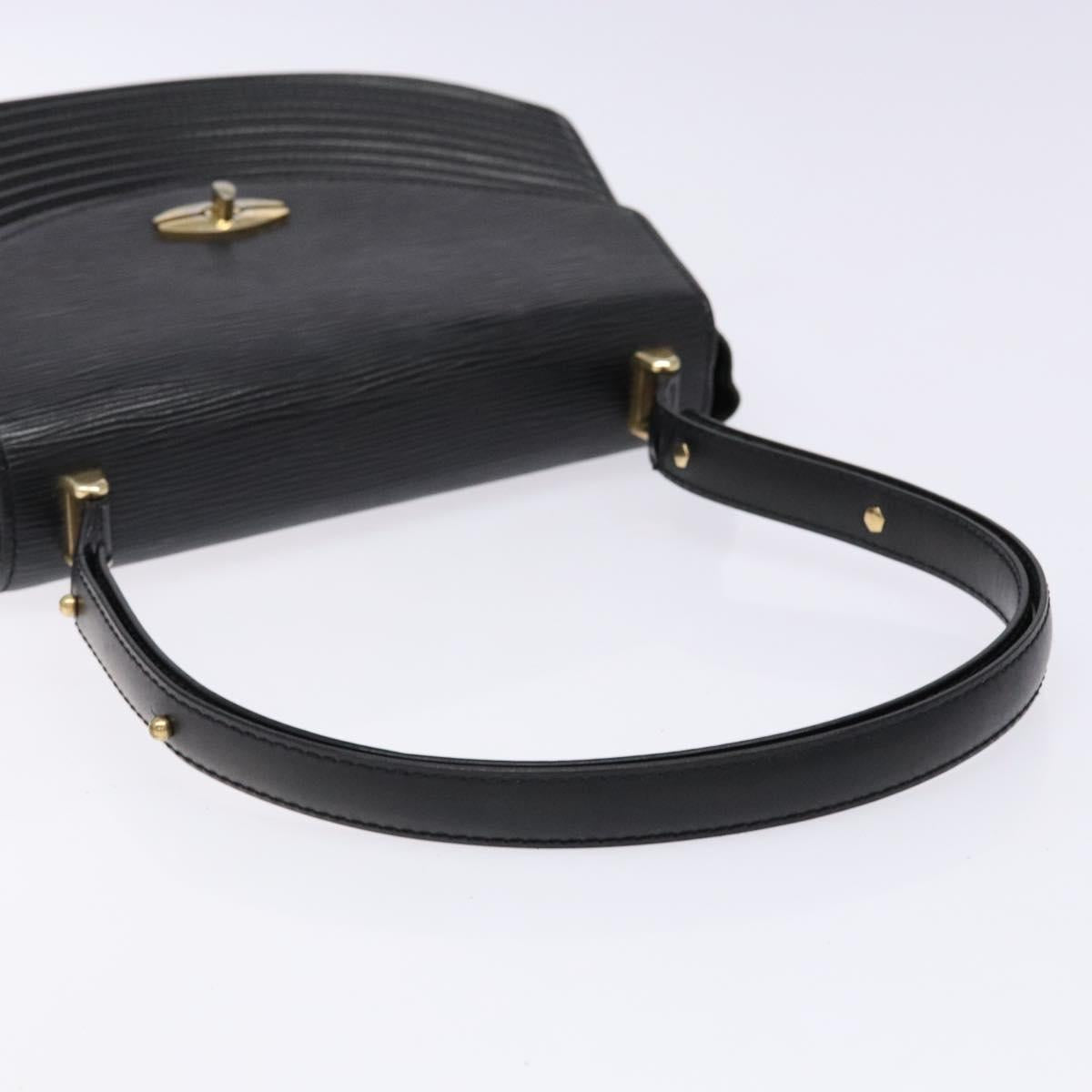 LOUIS VUITTON Epi Tilsitt Shoulder Bag Black M52482 LV Auth BA5078