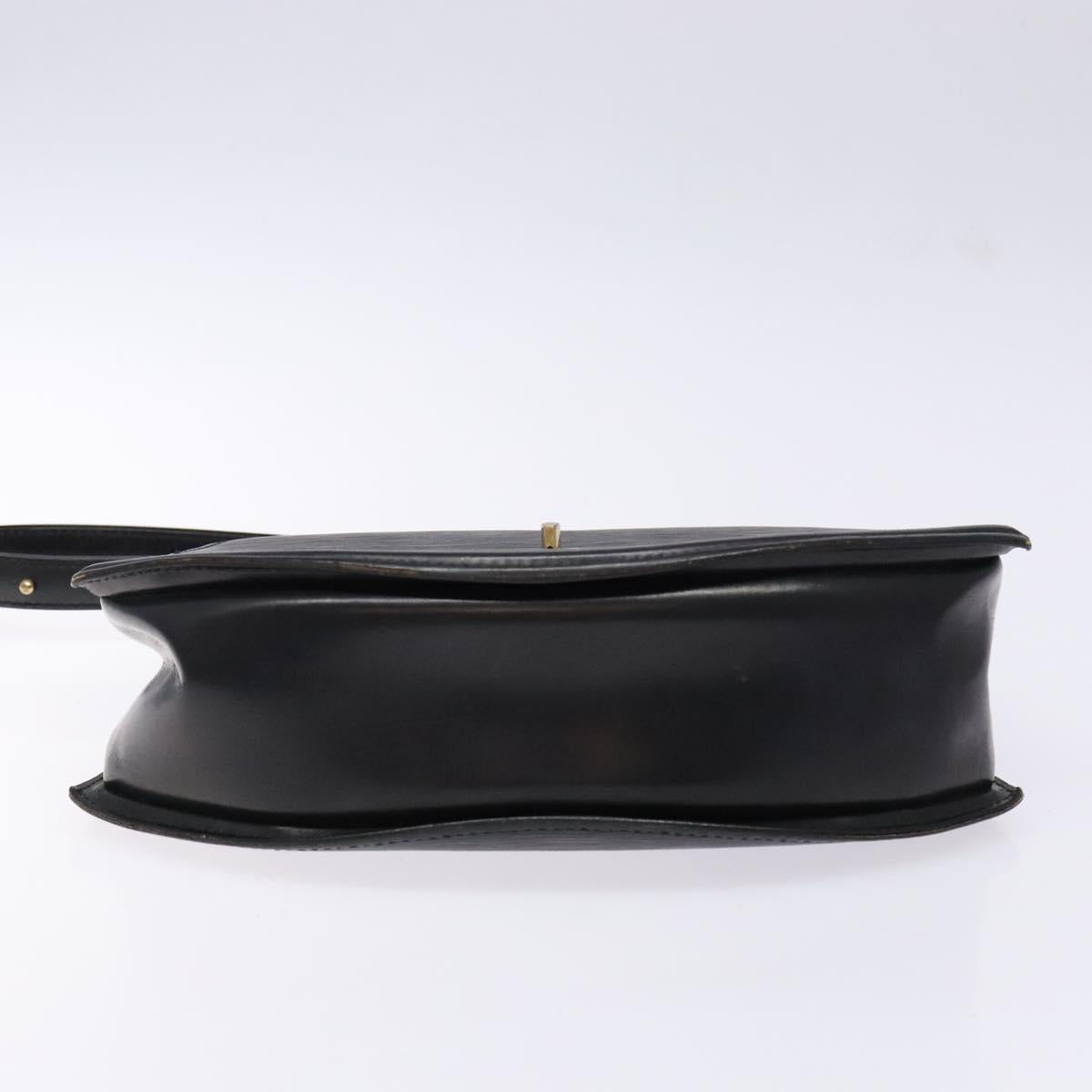 LOUIS VUITTON Epi Tilsitt Shoulder Bag Black M52482 LV Auth BA5078