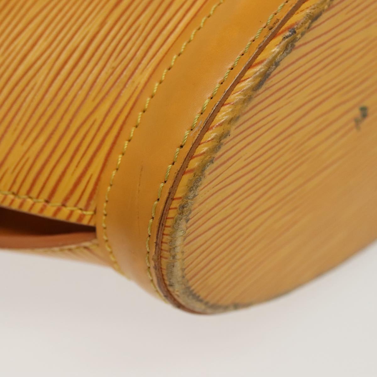 LOUIS VUITTON Epi Saint Jacques Poignees Long Bag Yellow M52339 LV Auth BA5080