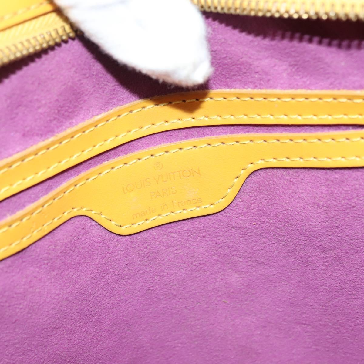 LOUIS VUITTON Epi Saint Jacques Poignees Long Bag Yellow M52339 LV Auth BA5080