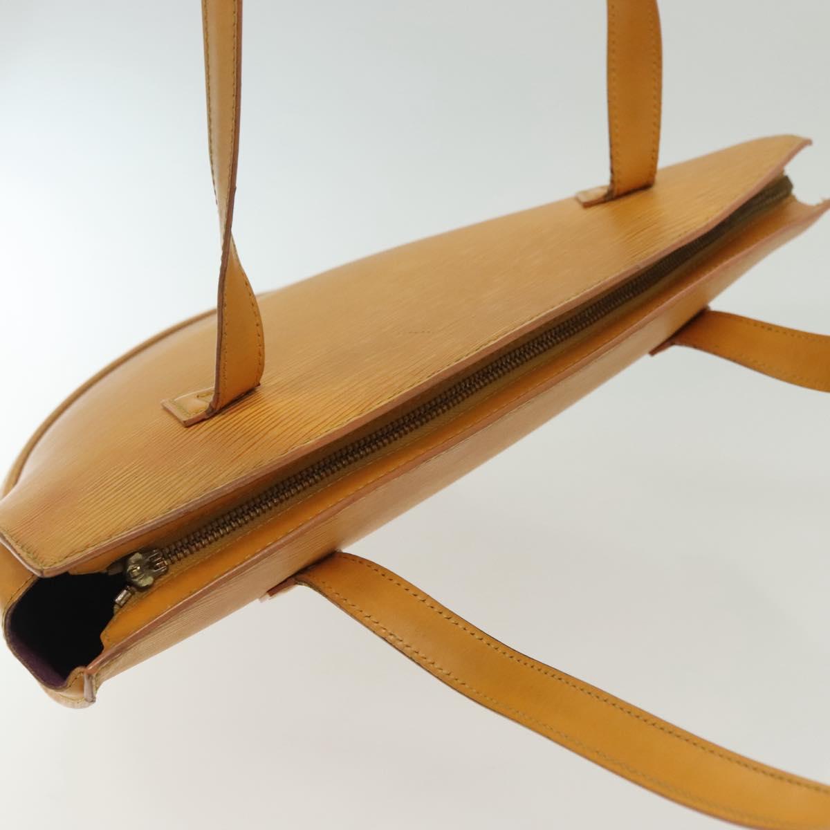 LOUIS VUITTON Epi Saint Jacques Poignees Long Bag Yellow M52339 LV Auth BA5080