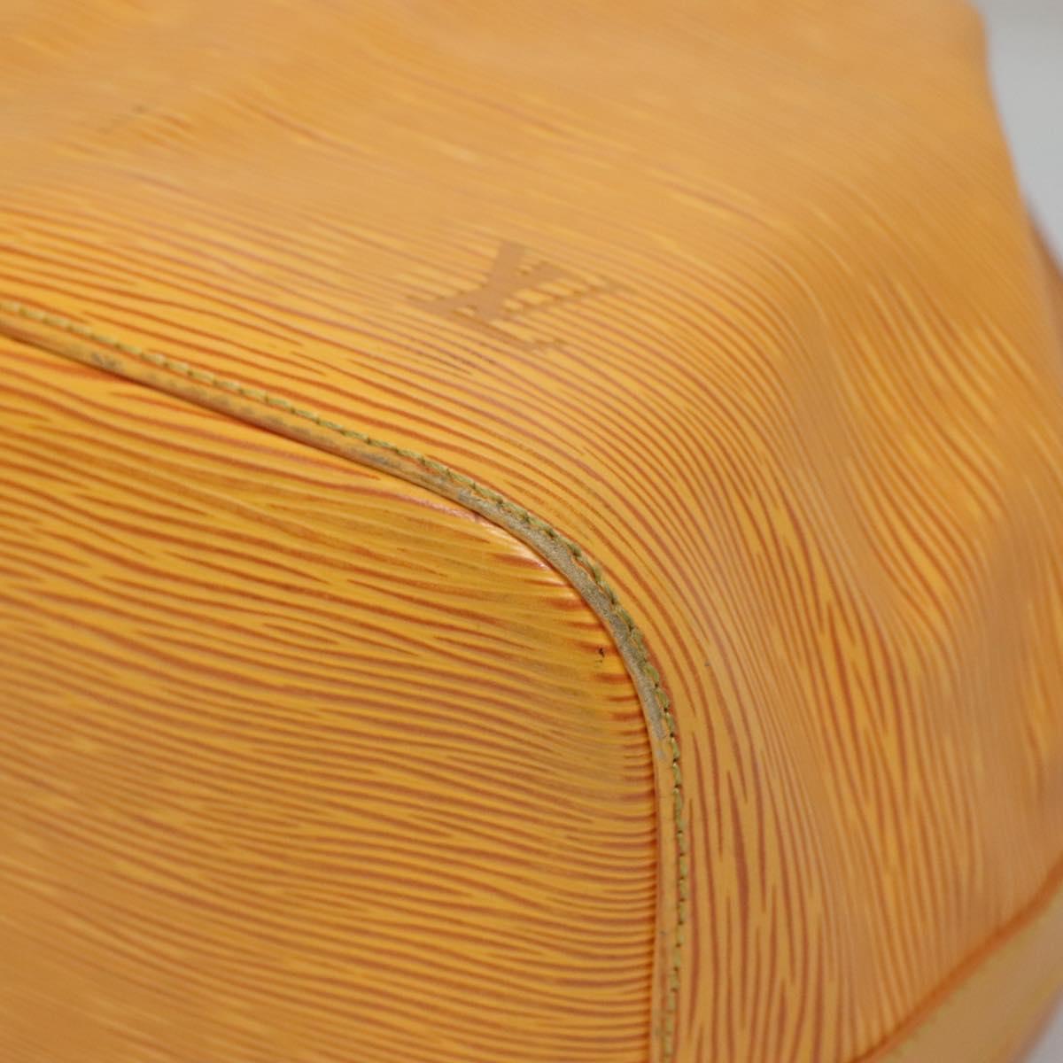 LOUIS VUITTON Epi Petit Noe Shoulder Bag Yellow M44109 LV Auth BA5081