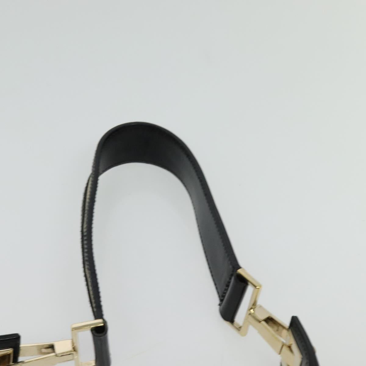 GUCCI Shoulder Bag Canvas Beige Gold 001 4204 Auth BA5086