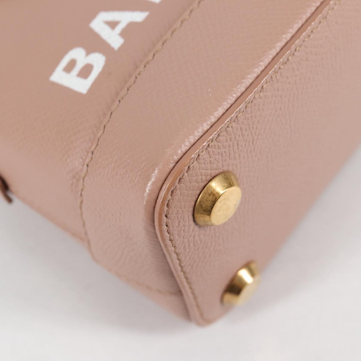 BALENCIAGA Hand Bag Leather 2way Pink Gold 550646 Auth BA5103M