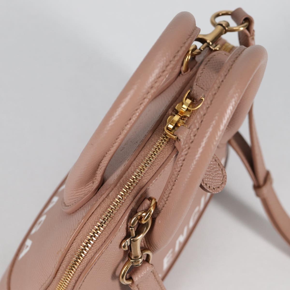 BALENCIAGA Hand Bag Leather 2way Pink Gold 550646 Auth BA5103M