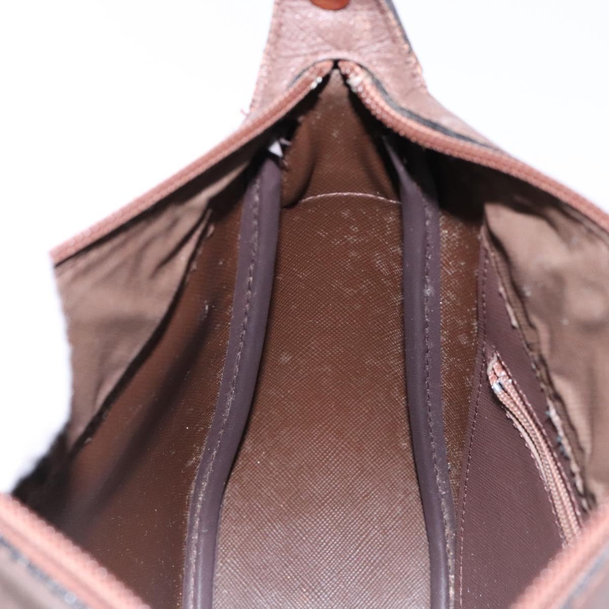 Burberrys Nova Check Shoulder Bag Canvas Beige Auth BA5115