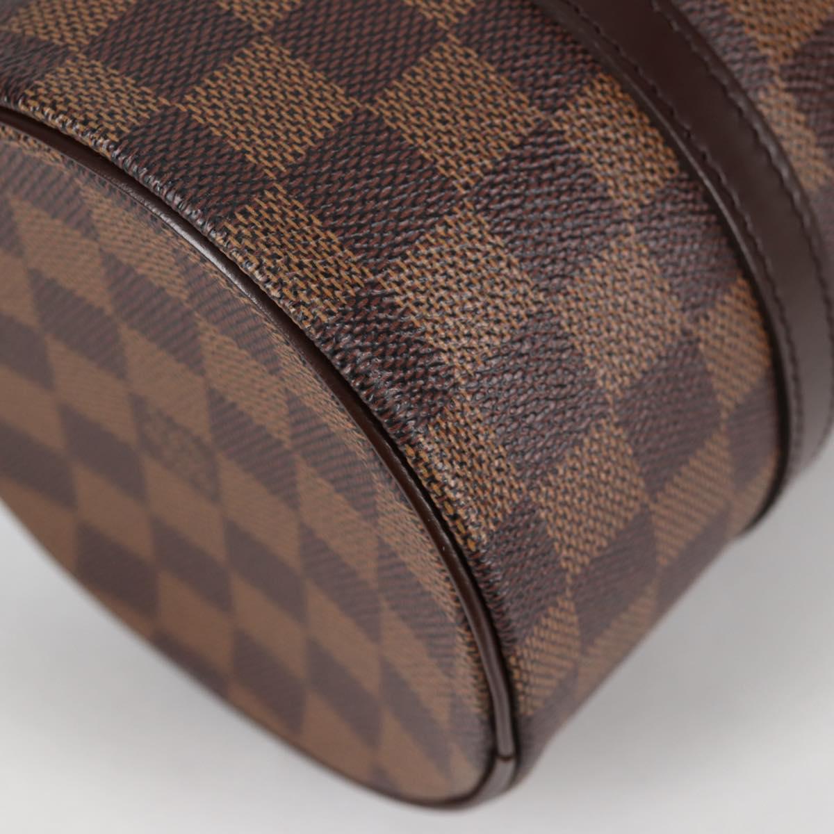 LOUIS VUITTON Damier Ebene Papillon 26 Hand Bag M51304 LV Auth BA5151V