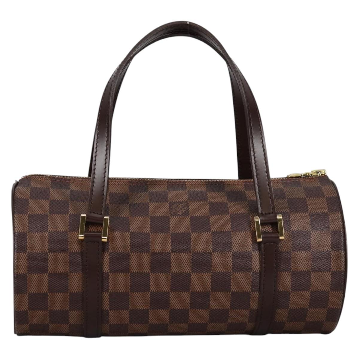 LOUIS VUITTON Damier Ebene Papillon 26 Hand Bag M51304 LV Auth BA5151V