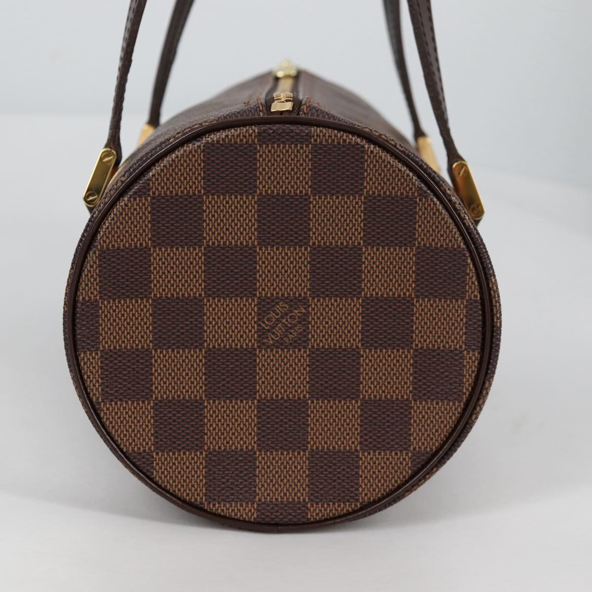 LOUIS VUITTON Damier Ebene Papillon 26 Hand Bag M51304 LV Auth BA5151V