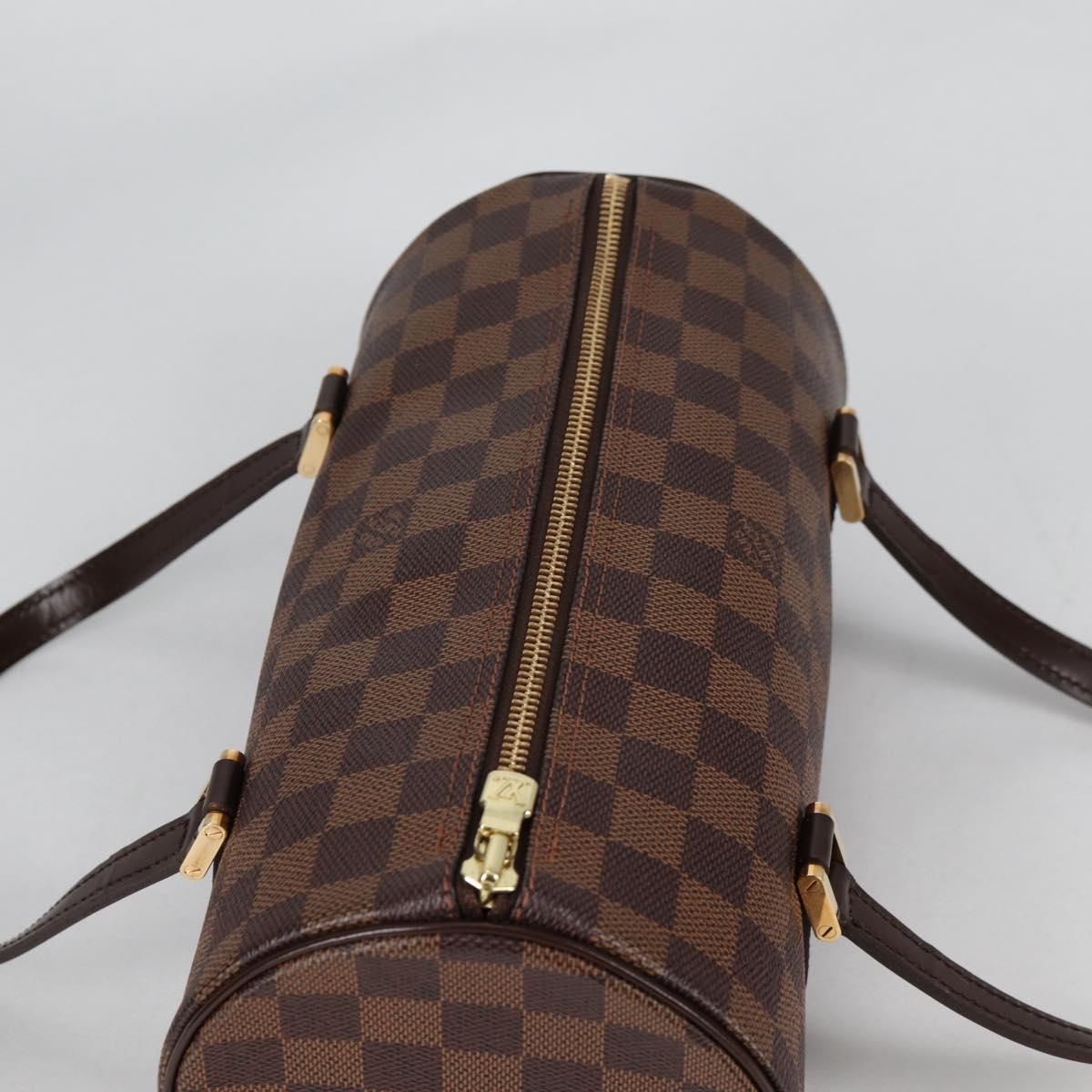 LOUIS VUITTON Damier Ebene Papillon 26 Hand Bag M51304 LV Auth BA5151V