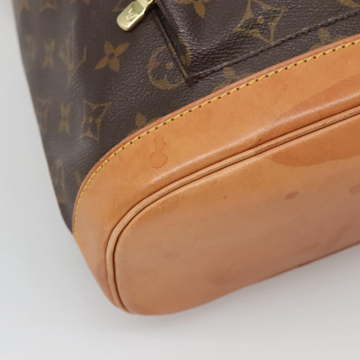 LOUIS VUITTON Monogram Montsouris MM Backpack M51136 LV Auth BA5166