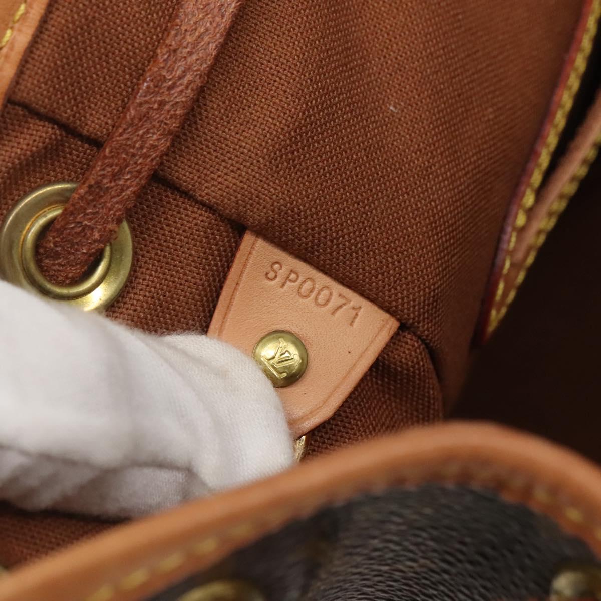 LOUIS VUITTON Monogram Montsouris MM Backpack M51136 LV Auth BA5166