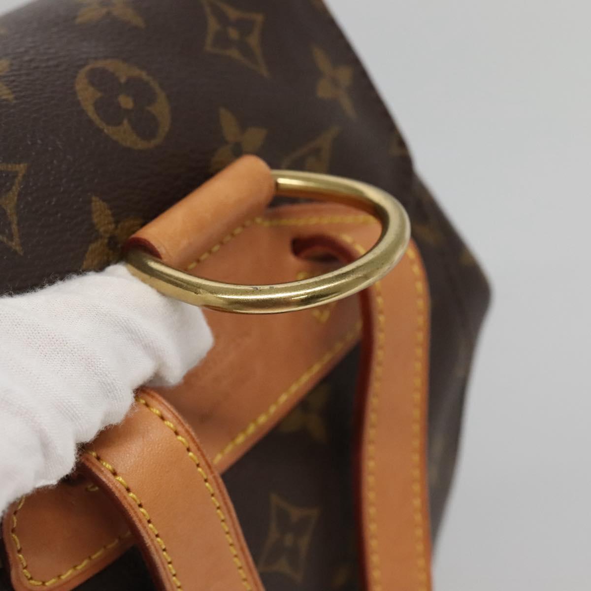 LOUIS VUITTON Monogram Montsouris MM Backpack M51136 LV Auth BA5166