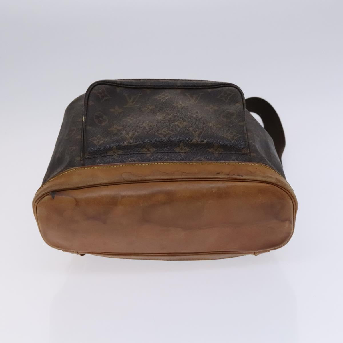 LOUIS VUITTON Monogram Montsouris GM Backpack M51135 LV Auth BA517