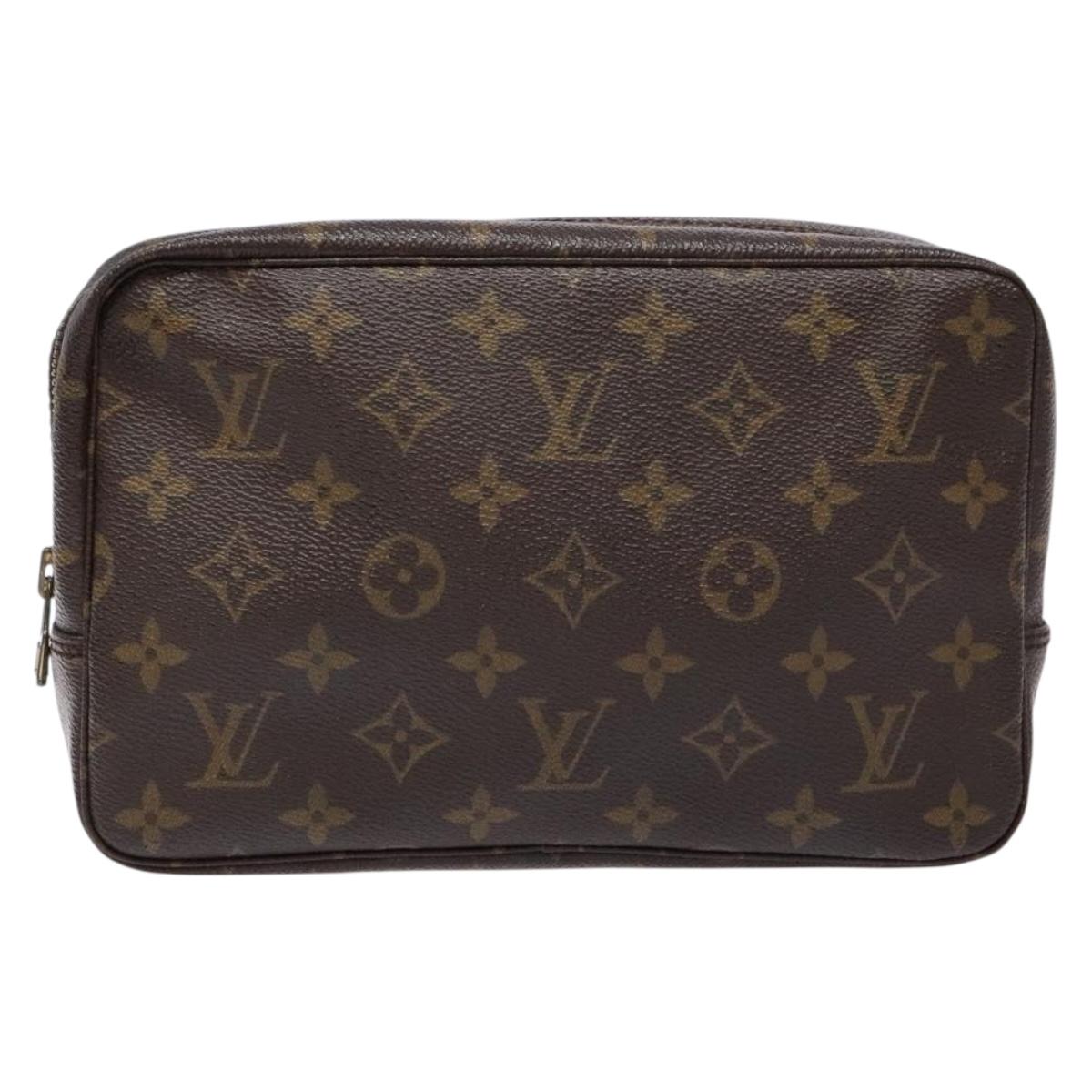 LOUIS VUITTON Monogram Trousse Toilette 23 Clutch Bag M47524 LV Auth BA5173