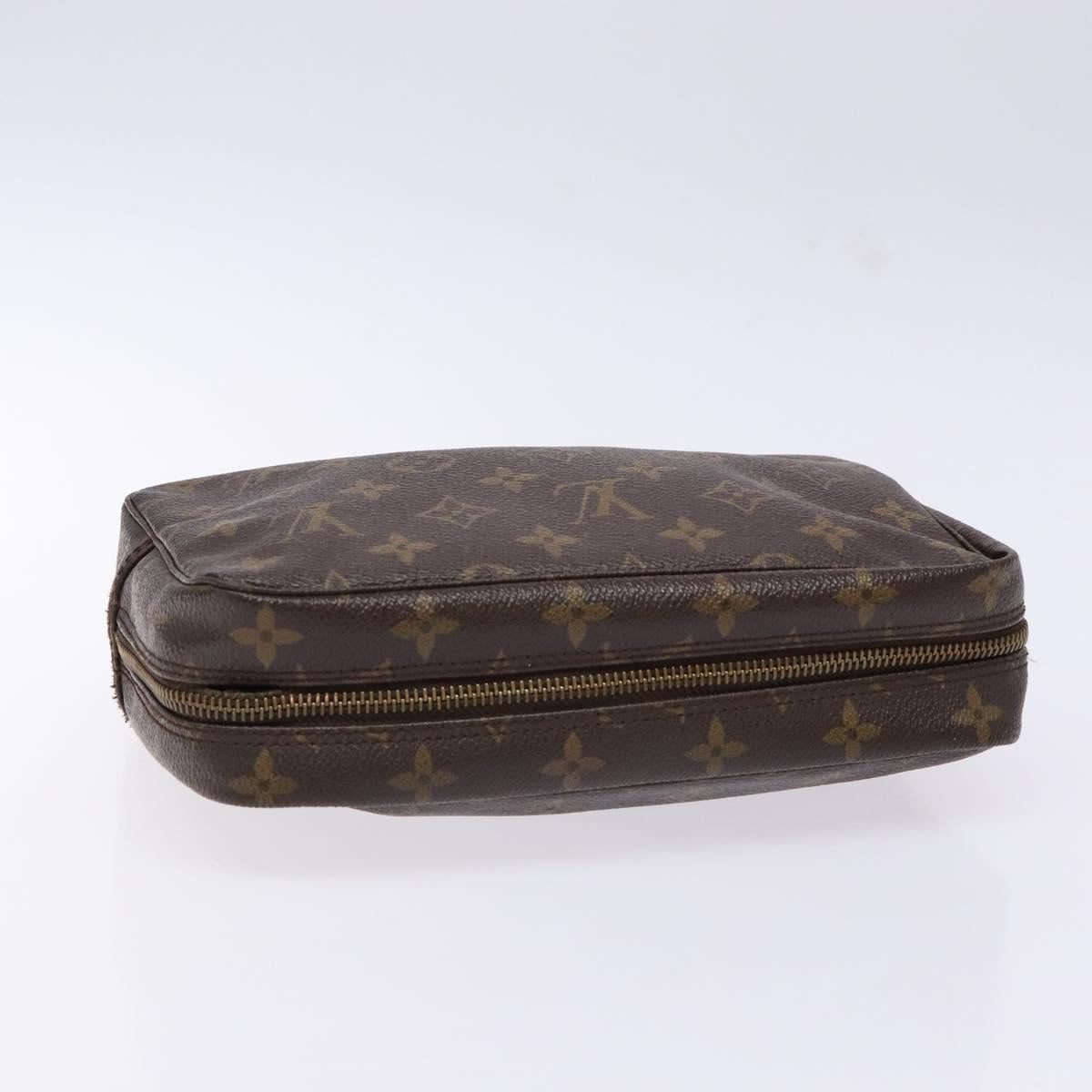 LOUIS VUITTON Monogram Trousse Toilette 23 Clutch Bag M47524 LV Auth BA5173