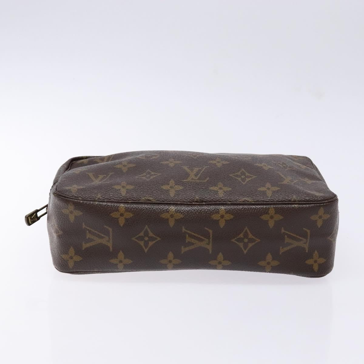 LOUIS VUITTON Monogram Trousse Toilette 23 Clutch Bag M47524 LV Auth BA5173