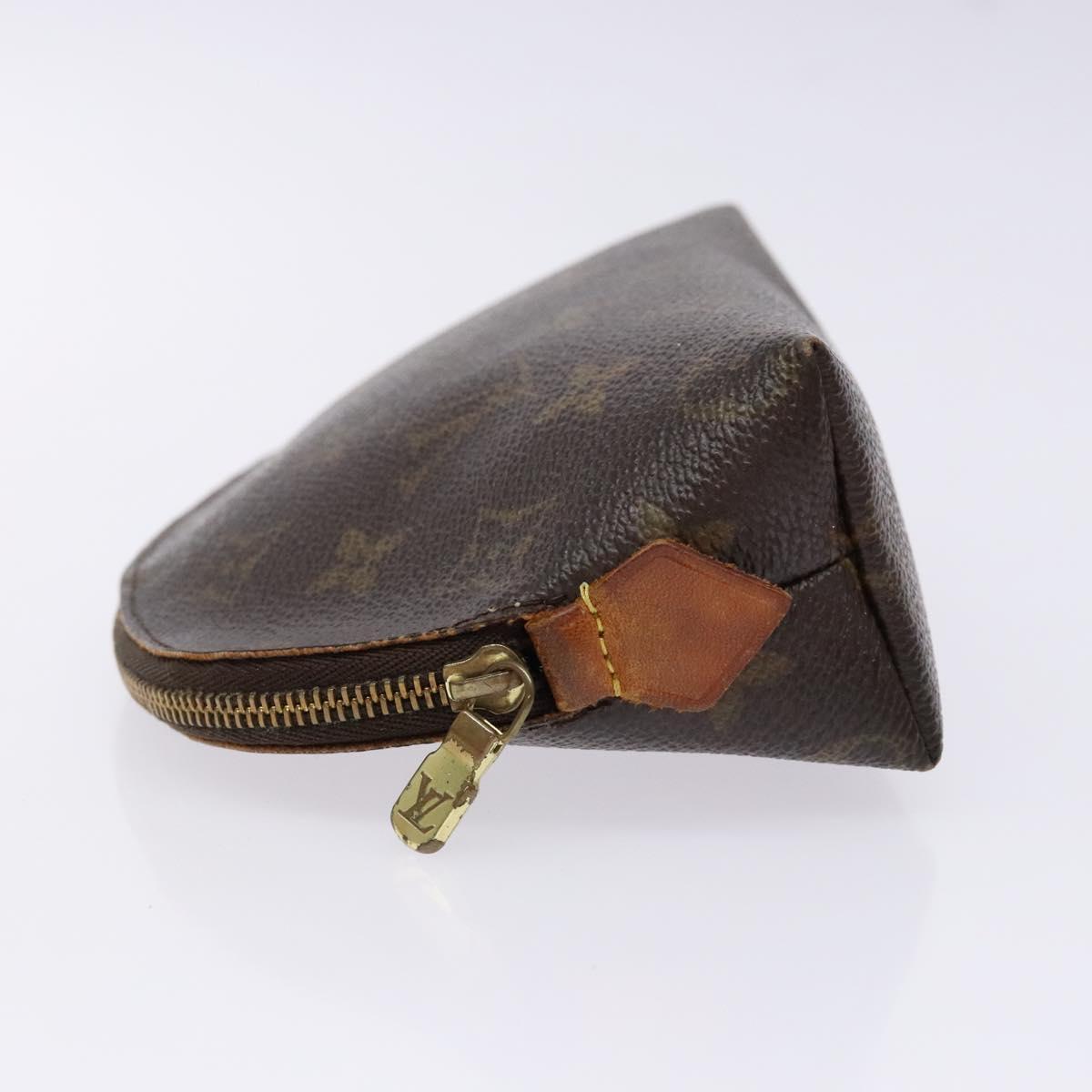 LOUIS VUITTON Monogram Pochette Cosmetic PM Pouch M43998 LV Auth BA5190