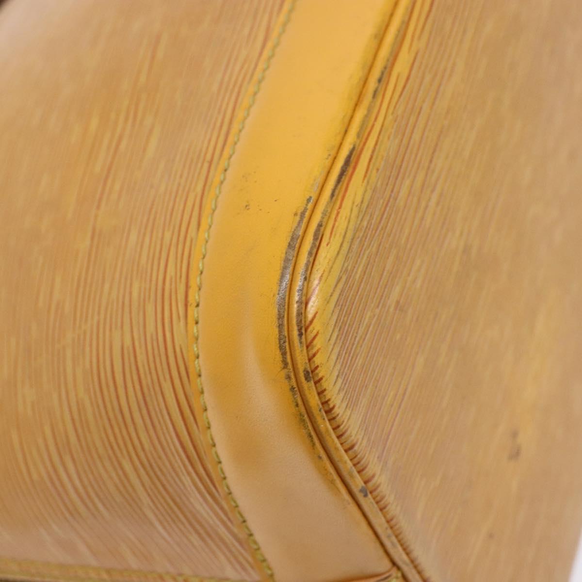 LOUIS VUITTON Epi Alma Hand Bag Yellow M52149 LV Auth BA5218