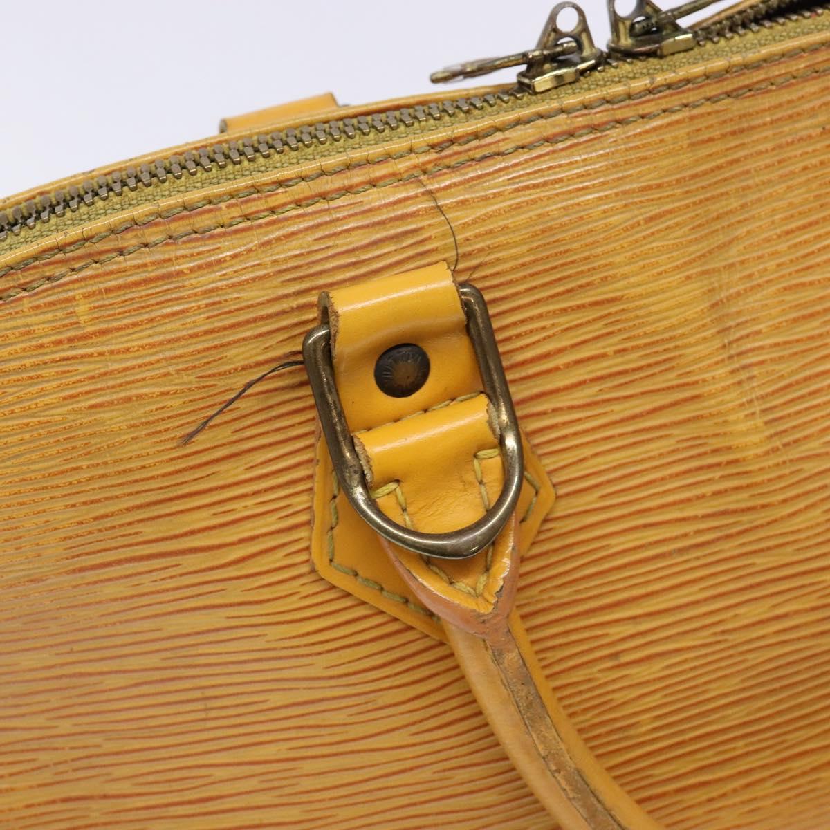 LOUIS VUITTON Epi Alma Hand Bag Yellow M52149 LV Auth BA5218